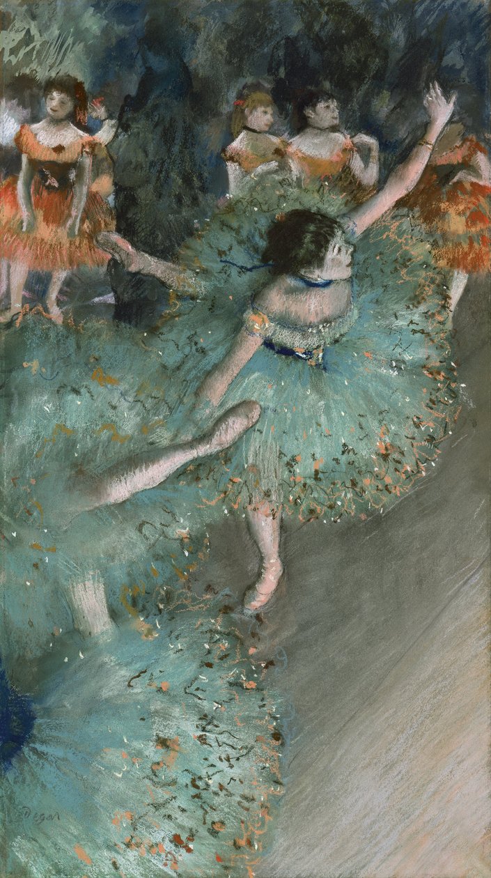 Danseuse ondulante (Danseuse en vert) - Edgar Degas