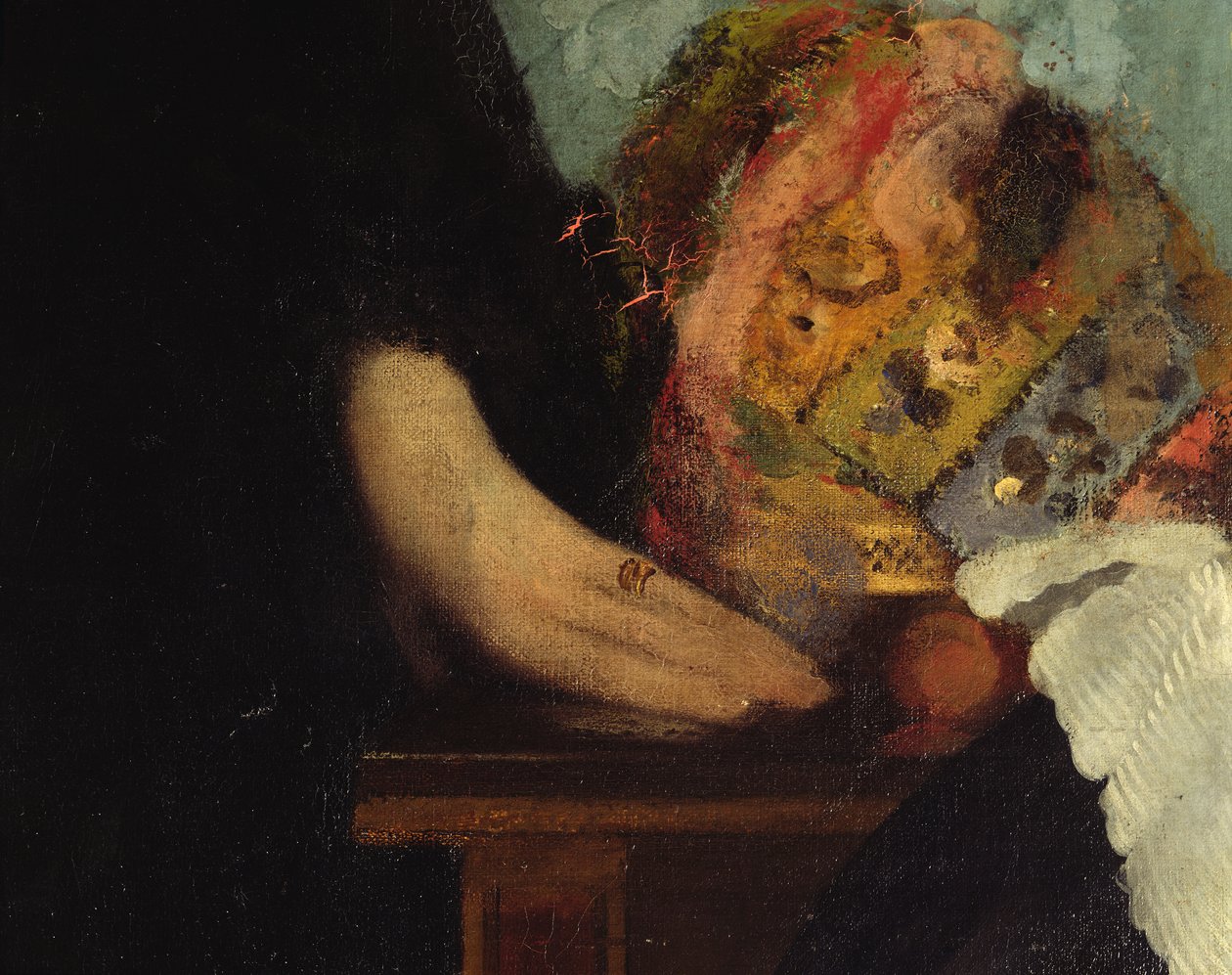 La Famille Bellelli (détail des mains, 1858-67) - Edgar Degas