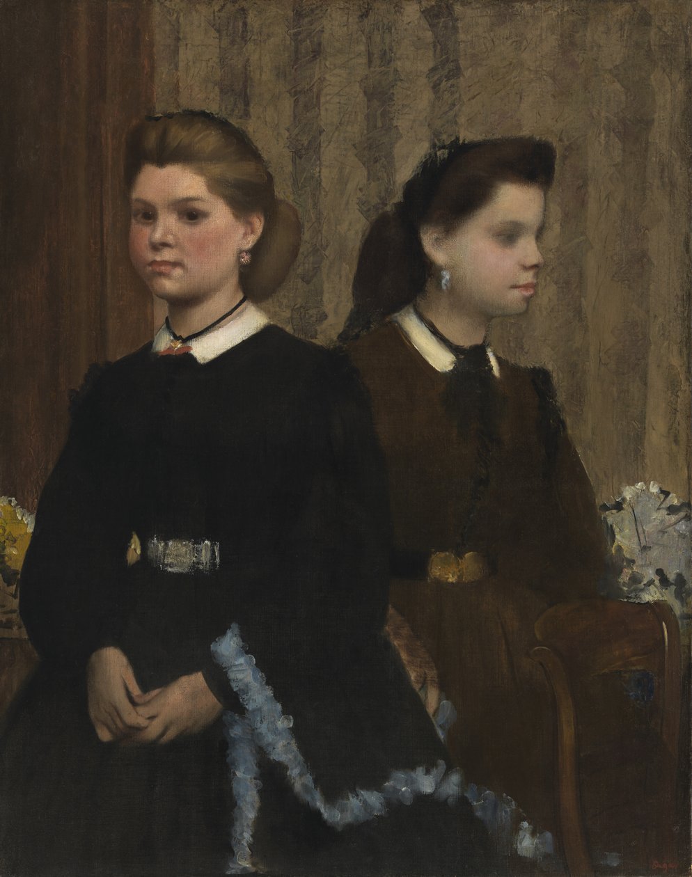 Les sœurs Bellelli (Giovanna et Giuliana Bellelli) - Edgar Degas