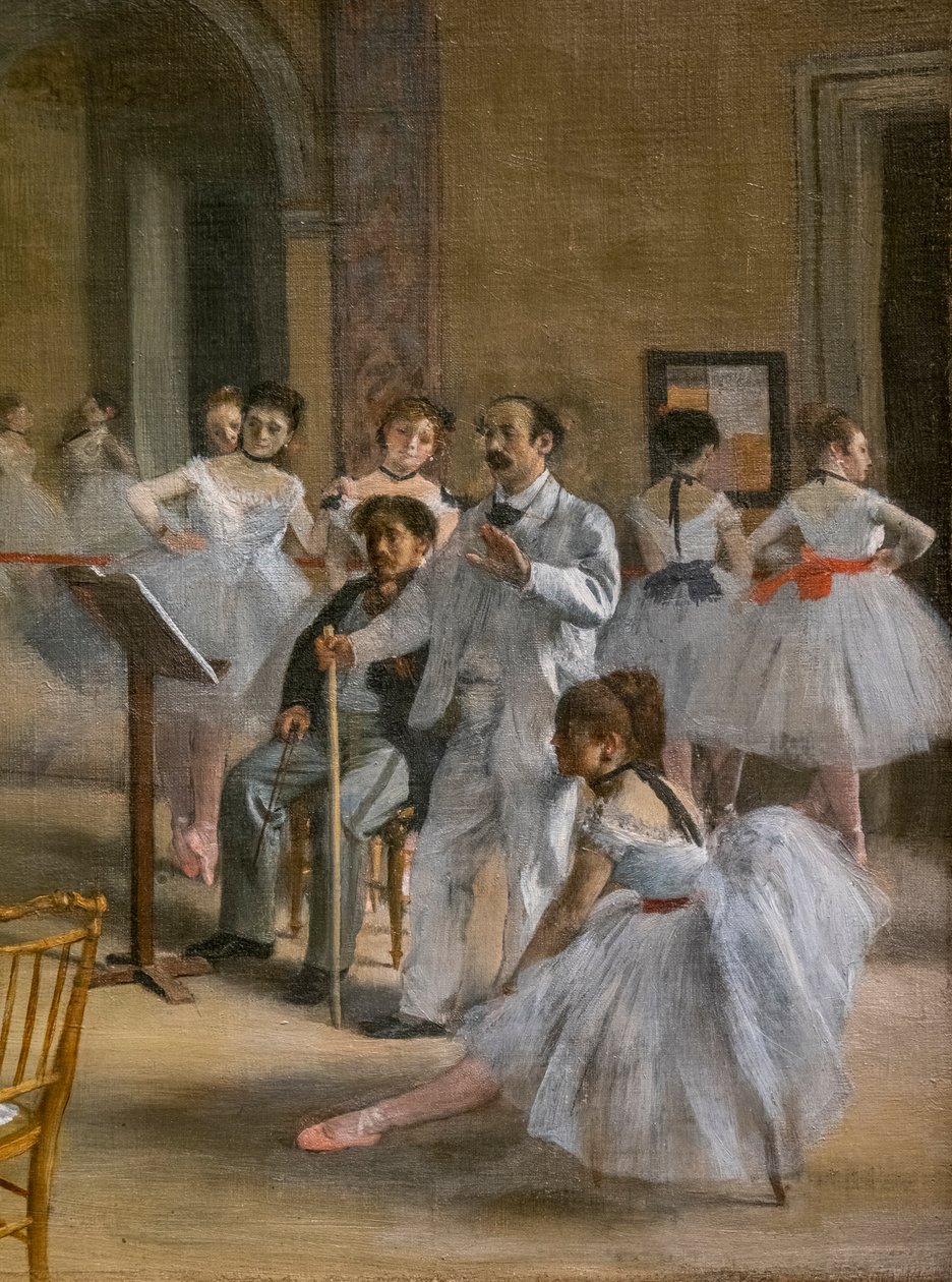 La leçon de danse (détail) - Edgar Degas