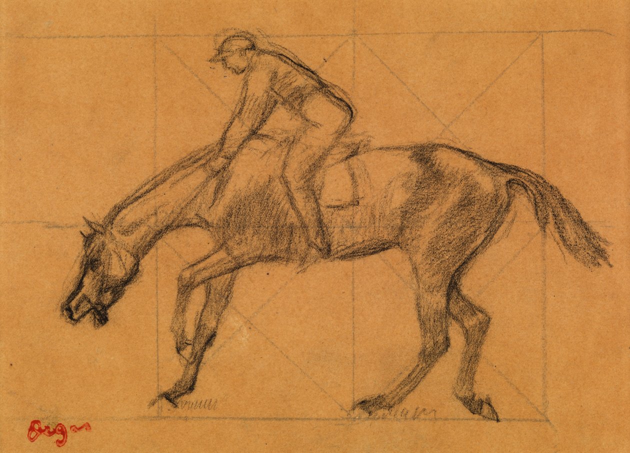 La fin de la course, vers 1882 - Edgar Degas
