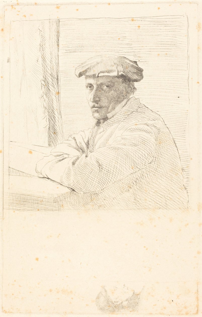 The Engraver Joseph Tourny (Le graveur Joseph Tourny) - Edgar Degas