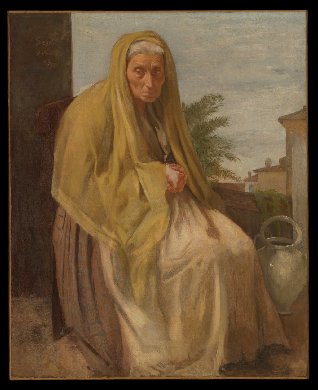 La vieille Italienne - Edgar Degas