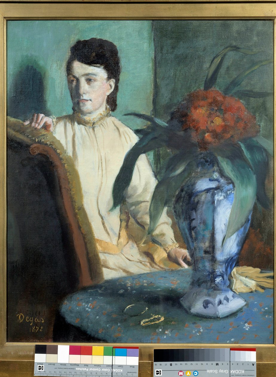La Femme à la Potiche Peinture d