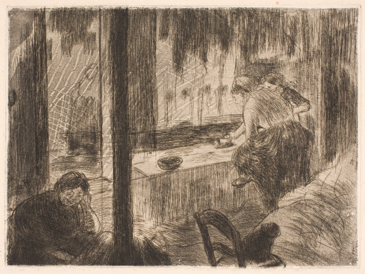 Les Femmes lavandières - Edgar Degas