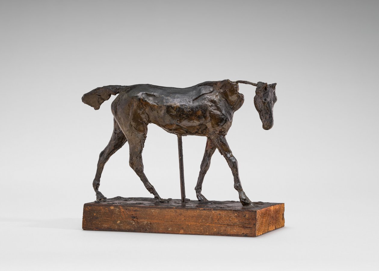 Cheval pur-sang marchant, partie du cou manquante - Edgar Degas