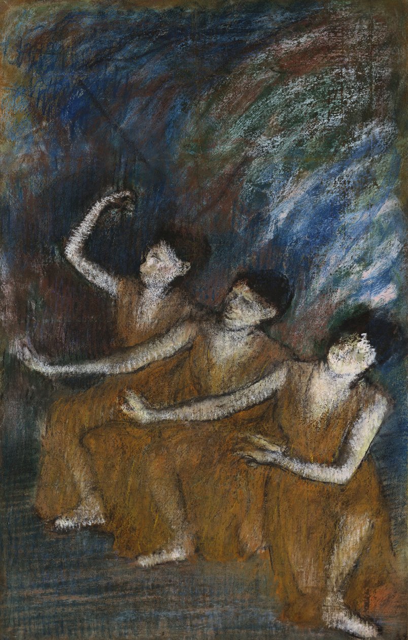 Trois danseurs, c.1895-98 - Edgar Degas