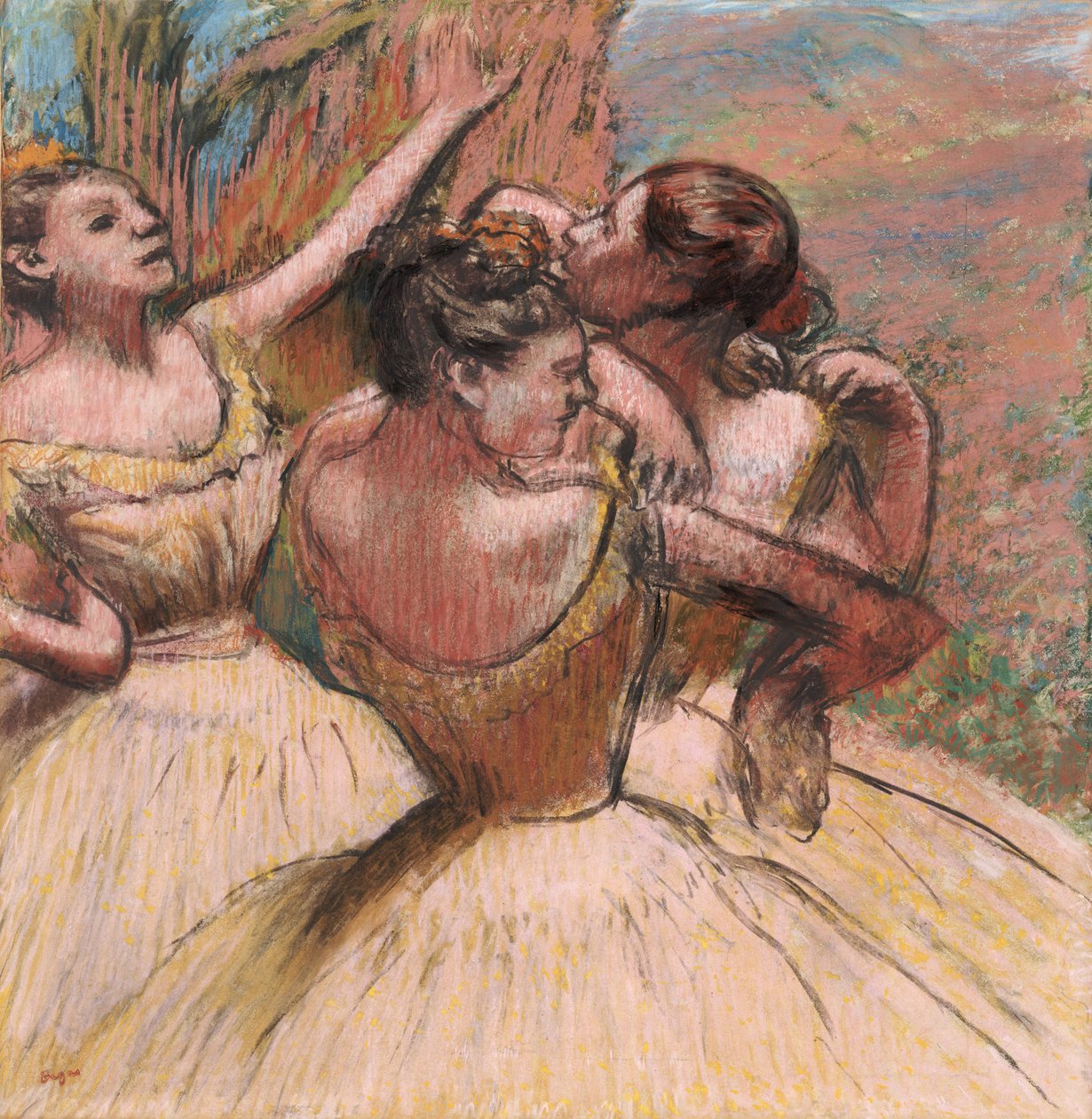 Trois danseuses, c.1899 - Edgar Degas