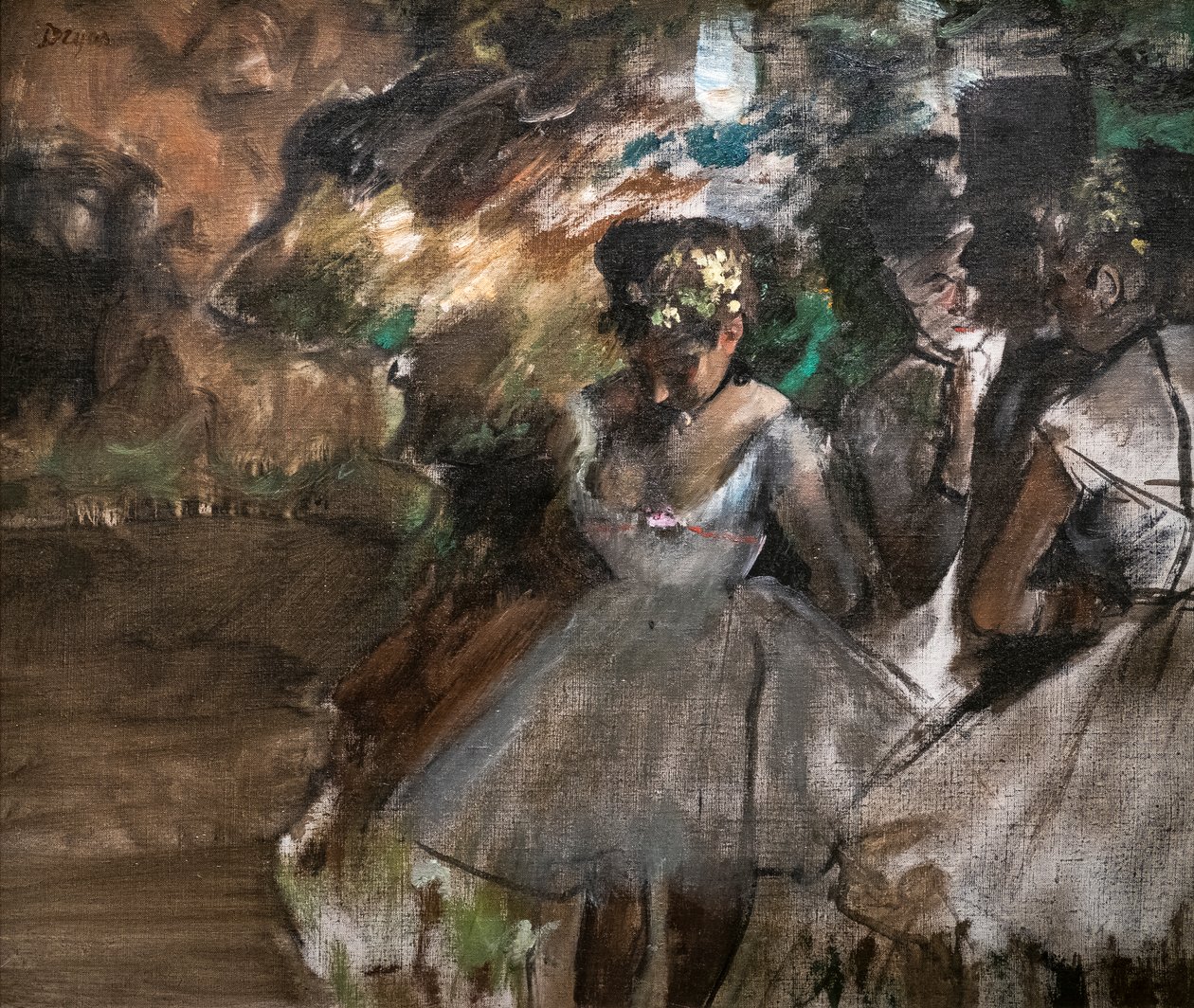 Trois danseuses en coulisses - Edgar Degas