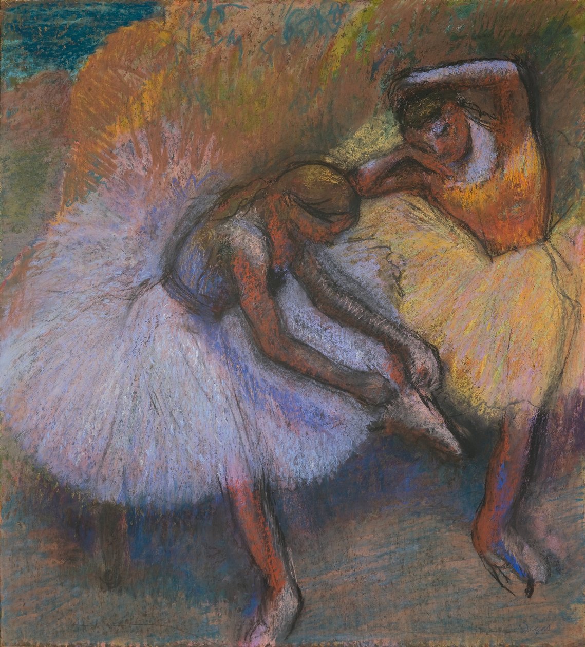 Deux danseuses, vers 1898 (pastel sur papier) - Edgar Degas