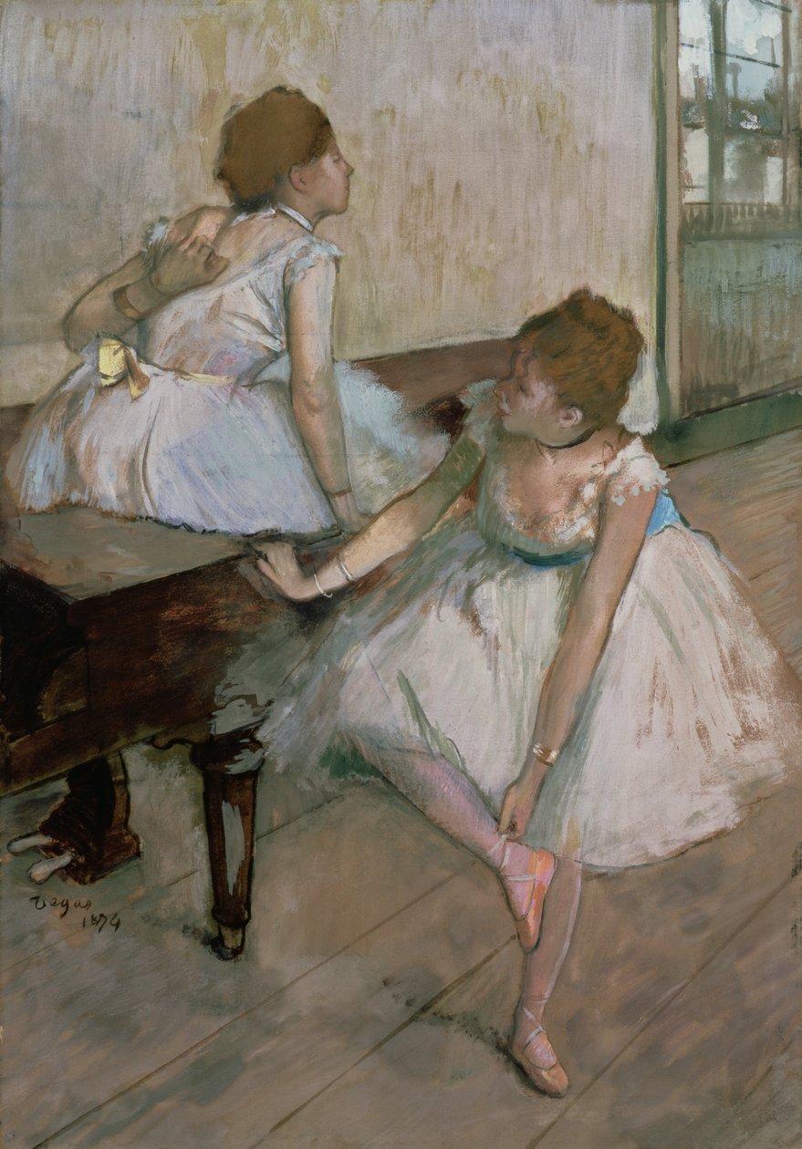 Deux danseuses au repos, 1874 - Edgar Degas