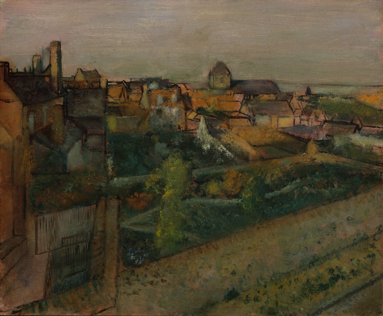 Vue de Saint-Valéry-sur-Somme - Edgar Degas