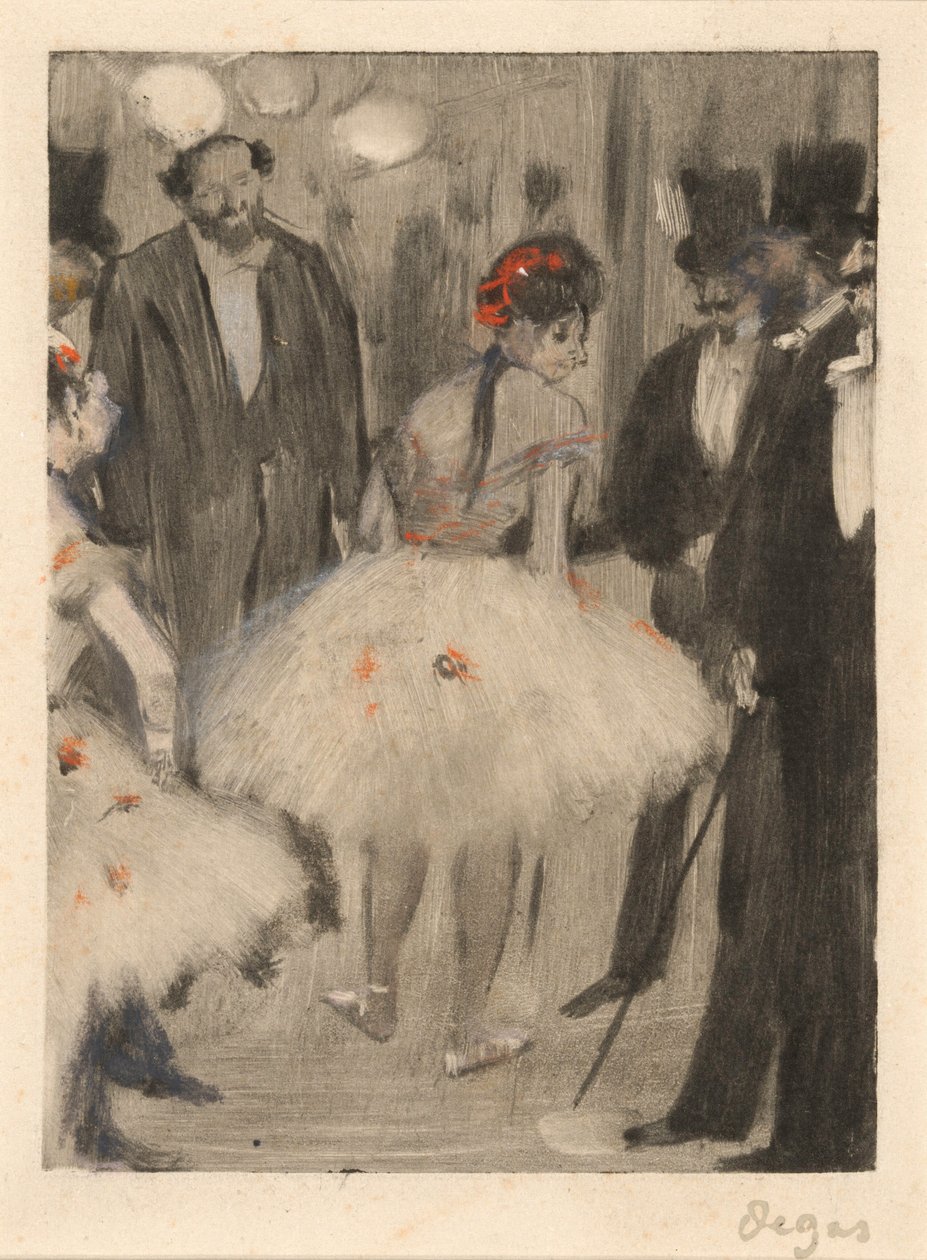 Virginie, admirée sous le regard du marquis Cavalcanti - Edgar Degas