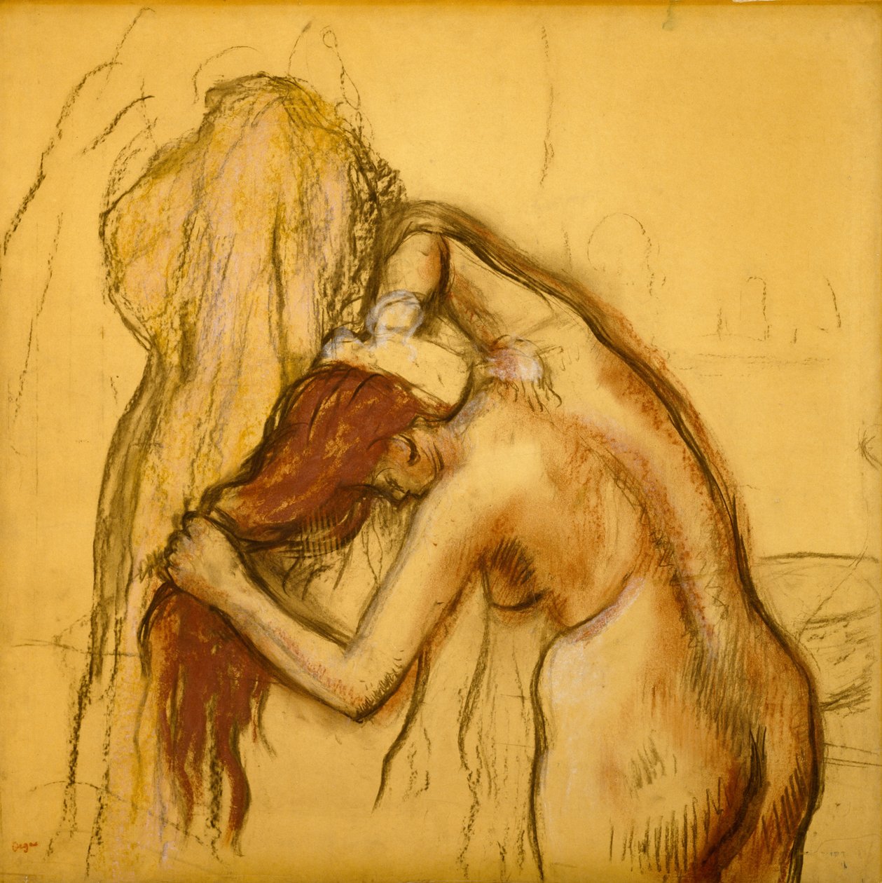 Femme se séchant, vers 1905 - Edgar Degas