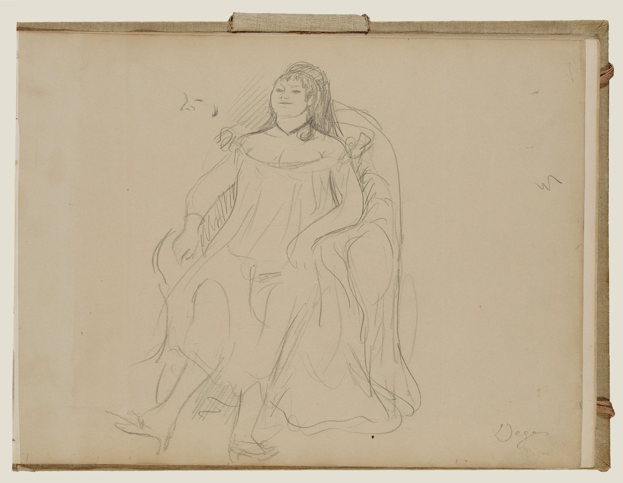 Femme assise - Edgar Degas