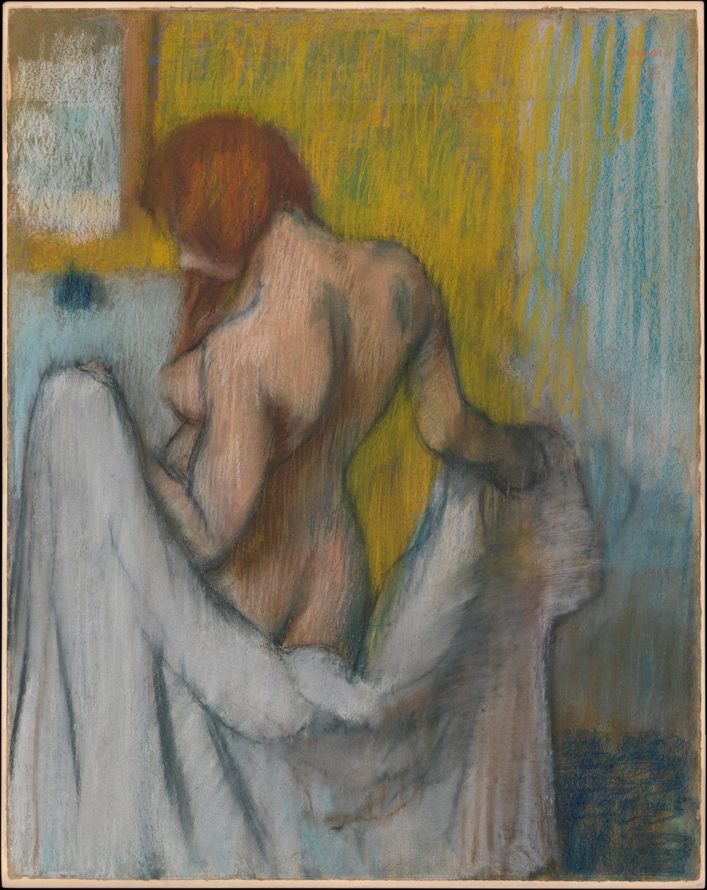 Frau mit einem Handtuch - Edgar Degas