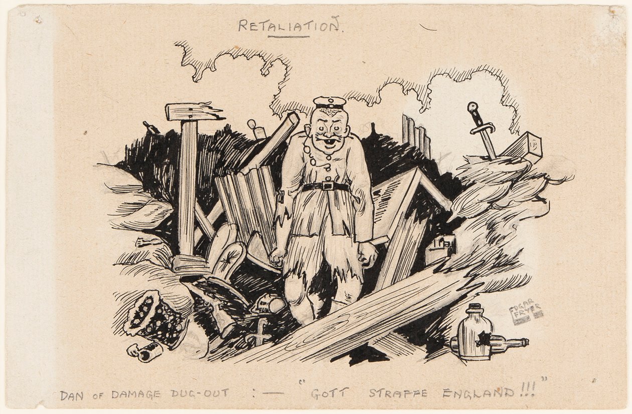 Représailles, Dan of Damage Dug-Out : Gott Strafe England!!!, 1917 - Edgar Fryer