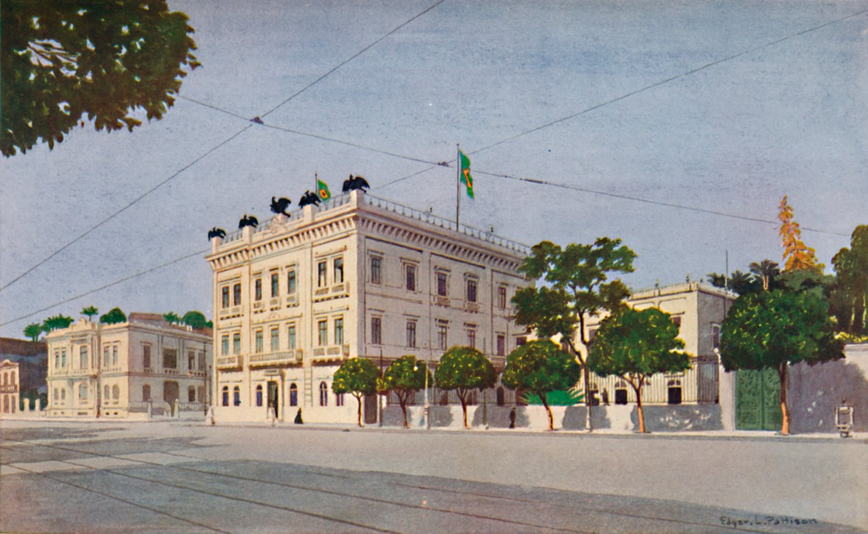 Palais de Catete - La résidence officielle du président du Brésil - Edgar L. Pattison