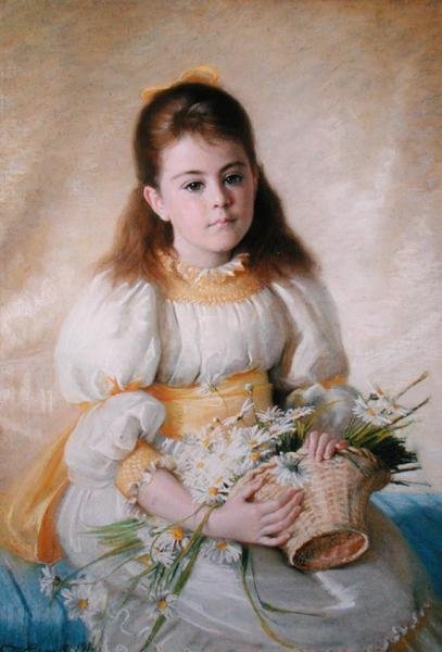 Le panier de fleurs - Edith Augusta James