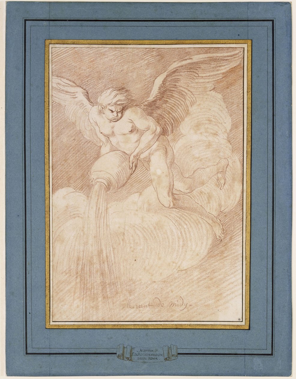 Der Südwind - Edmé Bouchardon