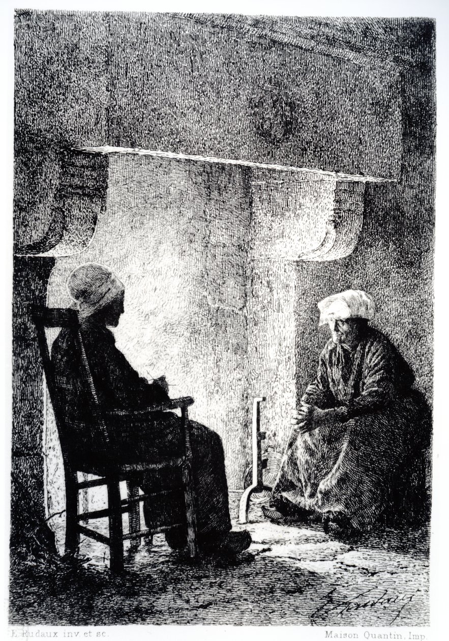 Illustration de La Mare au Diable par George Sand - Edmond Adolphe Rudaux
