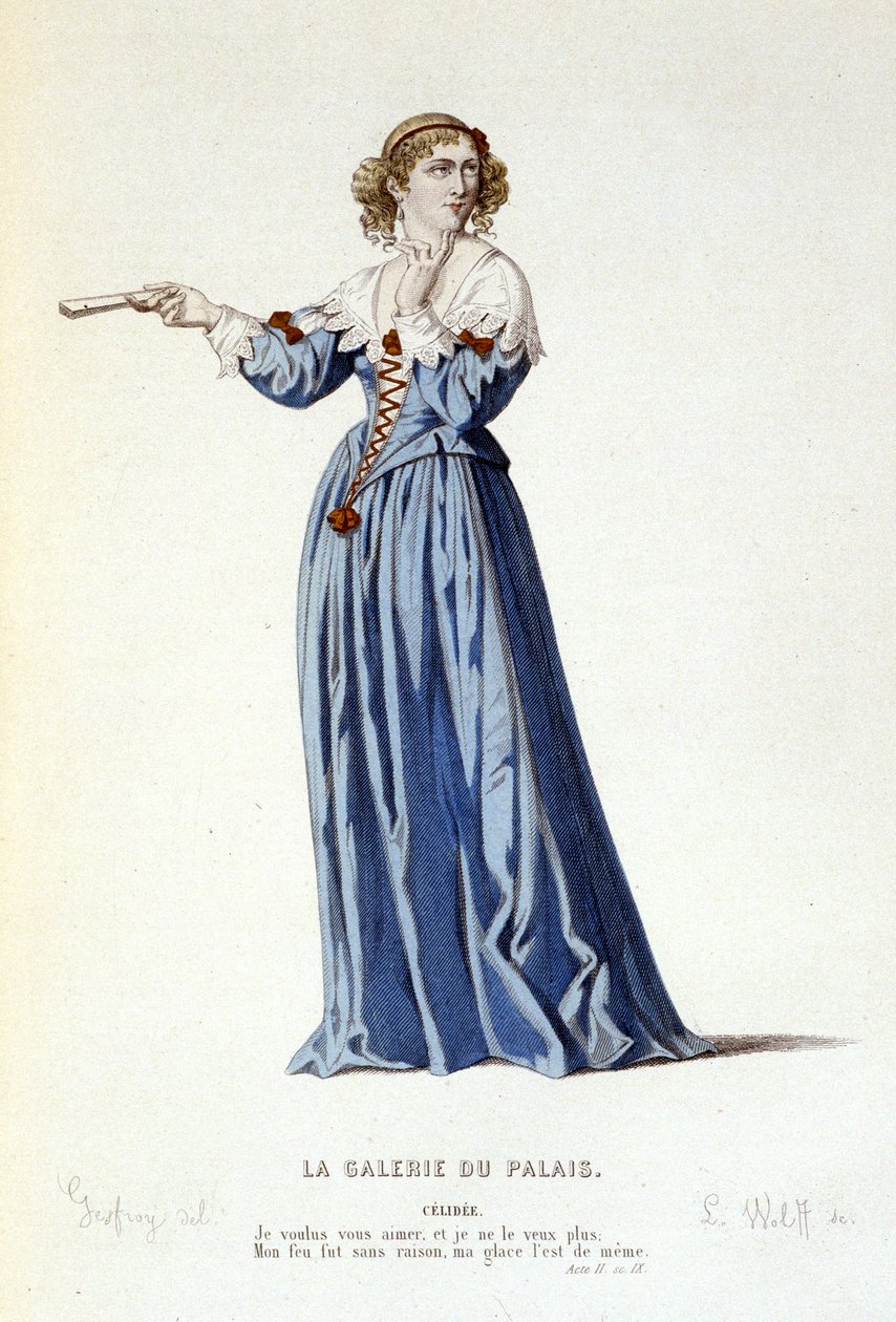 Le personnage de Célidée dans la comédie La galerie du palais ou l