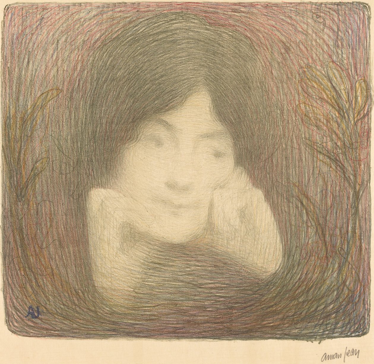Mlle Moreno de la Comédie-Française - Edmond Aman Jean