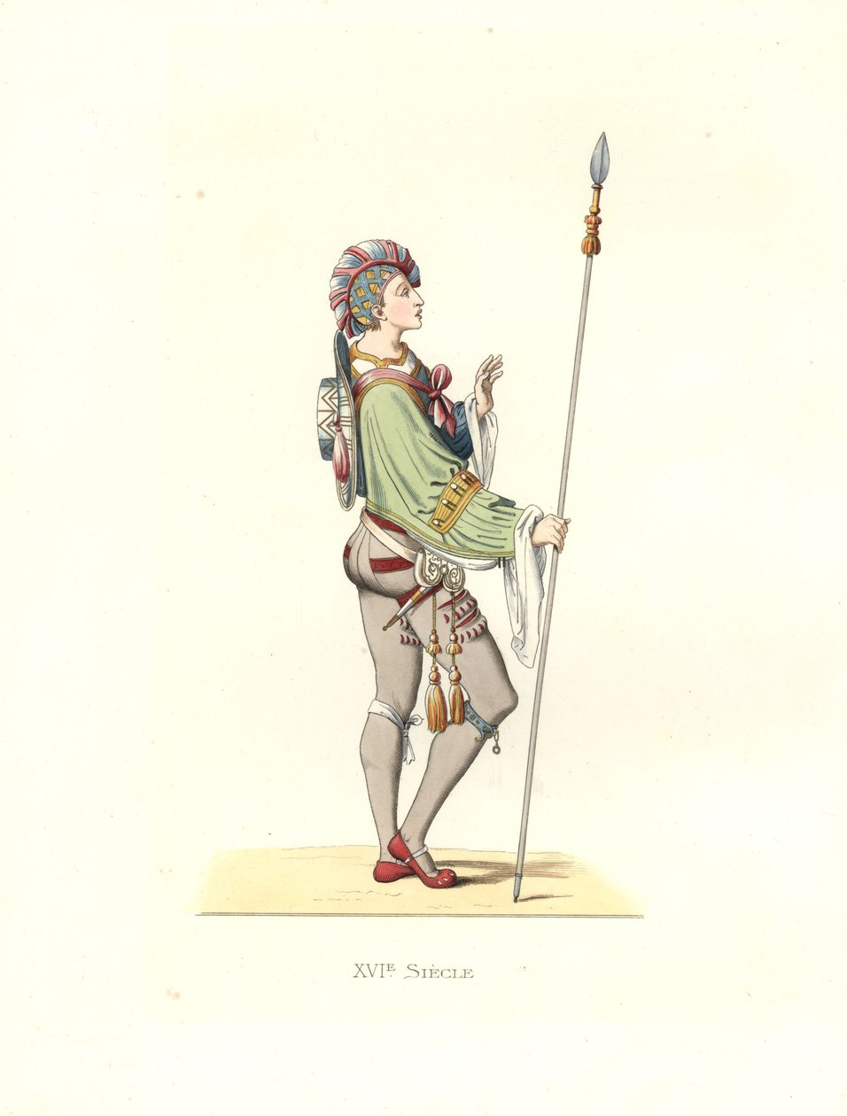 Attendant militaire flamand - Edmond Lechevallier Chevignard