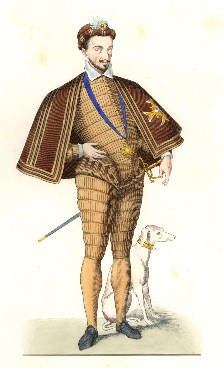 Roi Henri III de France (1551-1589), portant le collier de l