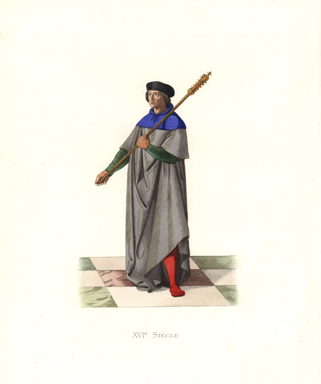 Porte-masse sous le roi Louis XII - Edmond Lechevallier Chevignard