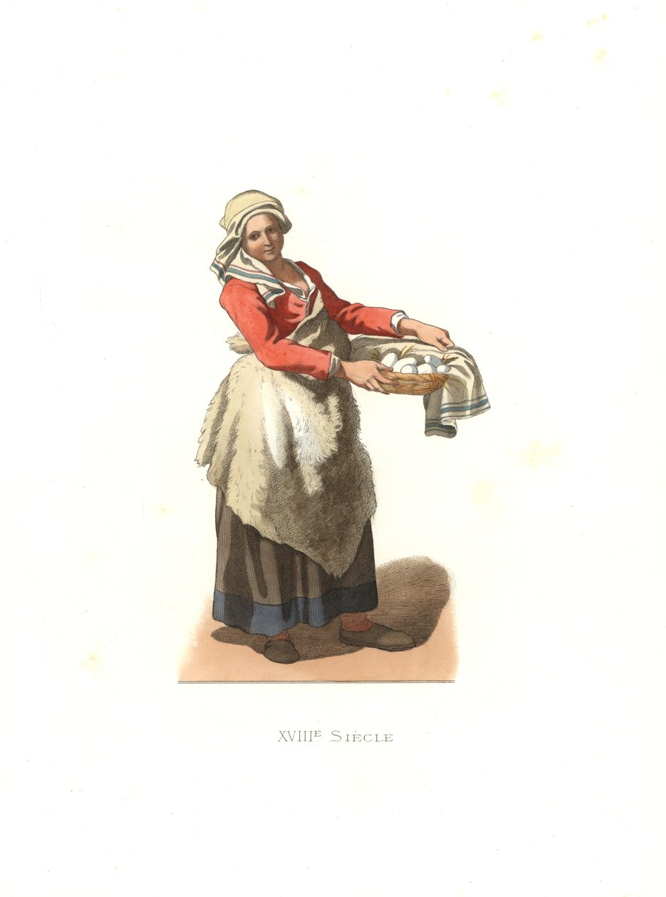 Paysanne de Milan - Edmond Lechevallier Chevignard