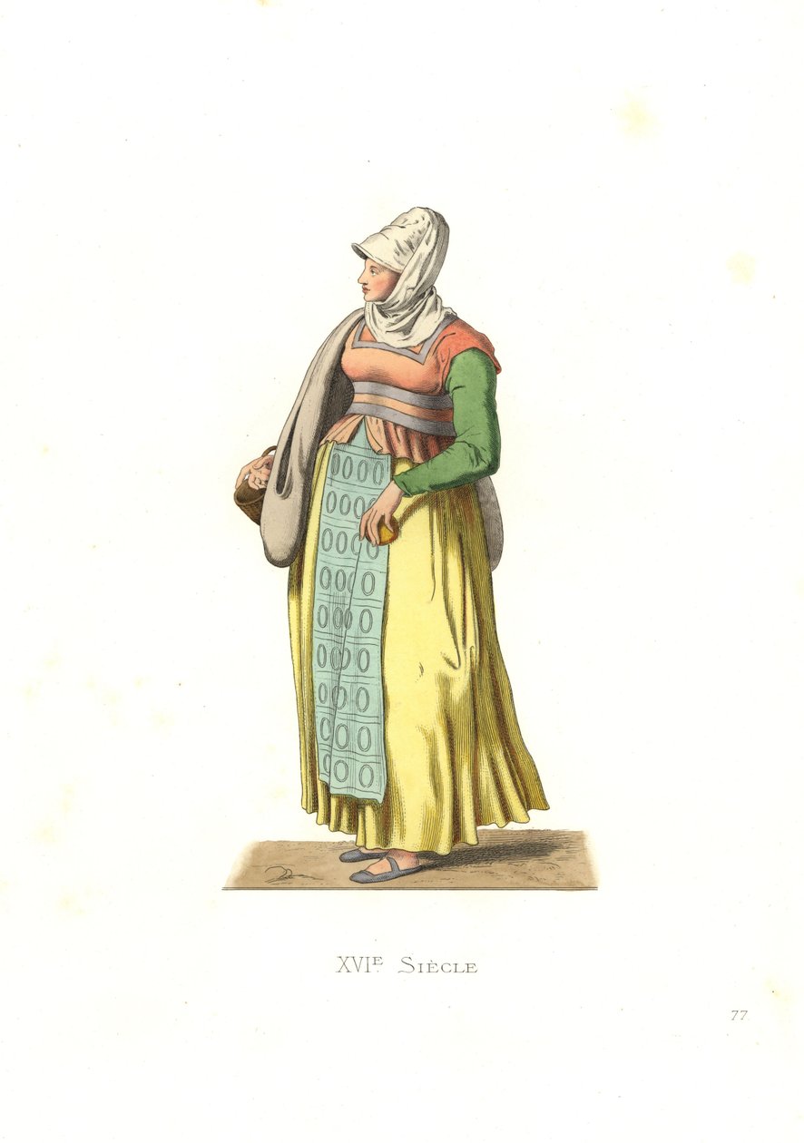 Paysanne du Portugal - Edmond Lechevallier Chevignard