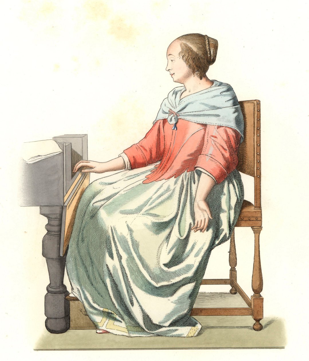 Femme de qualité, Hollande - Edmond Lechevallier Chevignard