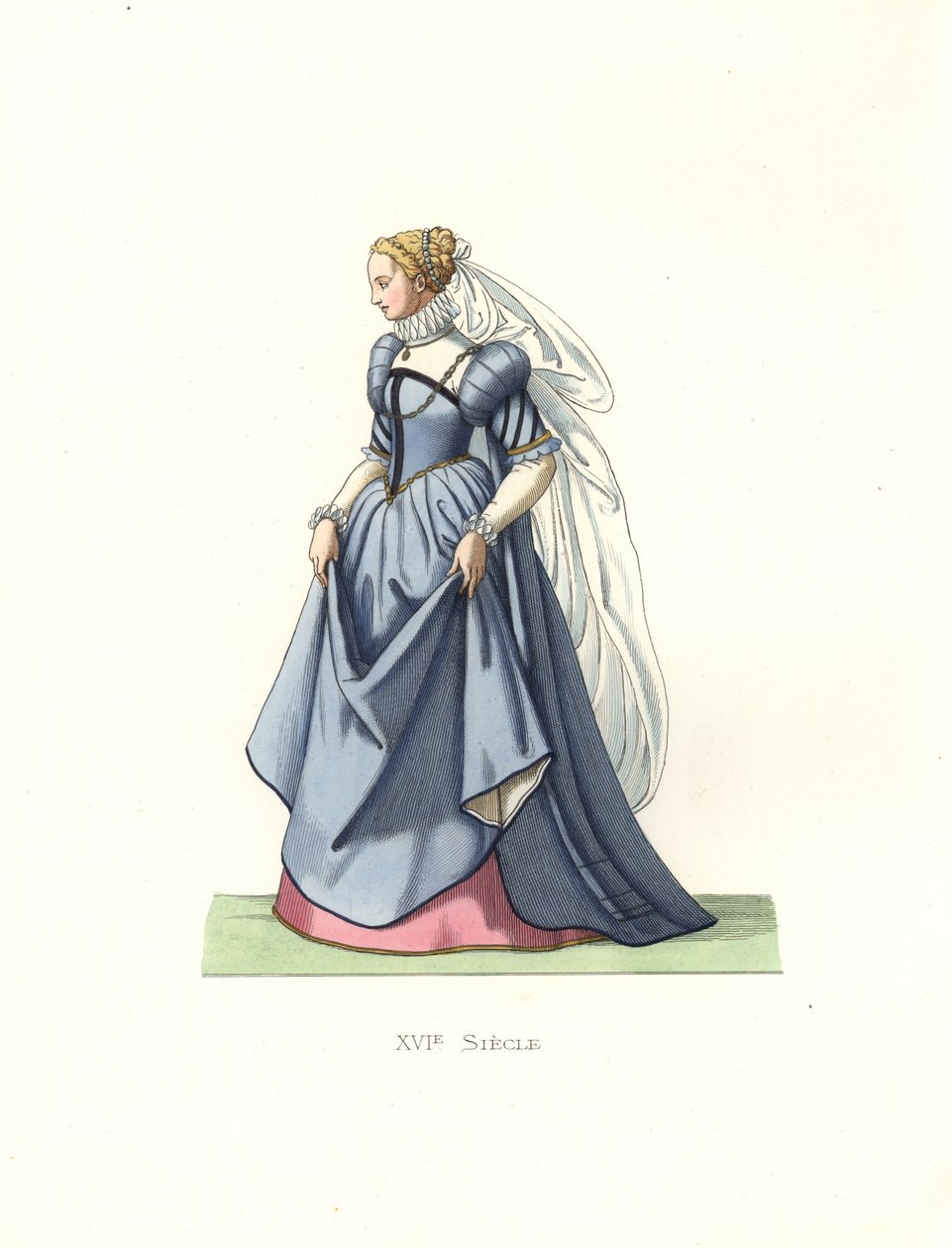 Jeune femme de Ravenne, XVIe siècle - Edmond Lechevallier Chevignard