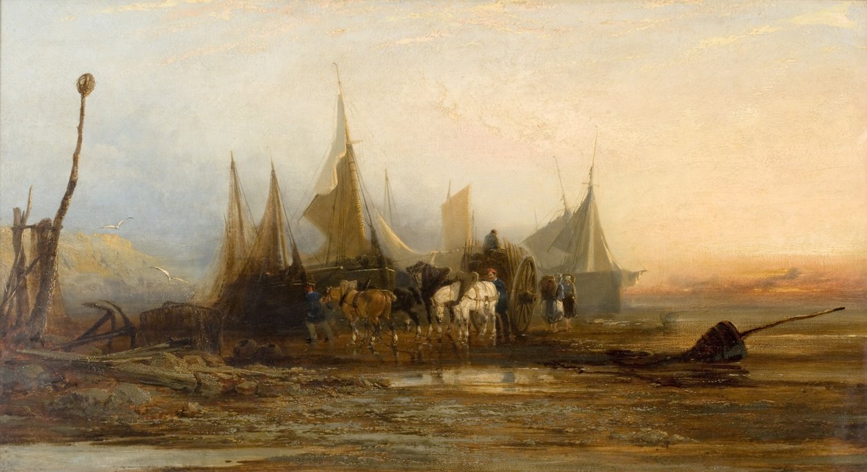 Soirée sur la côte française - Edmund John Niemann