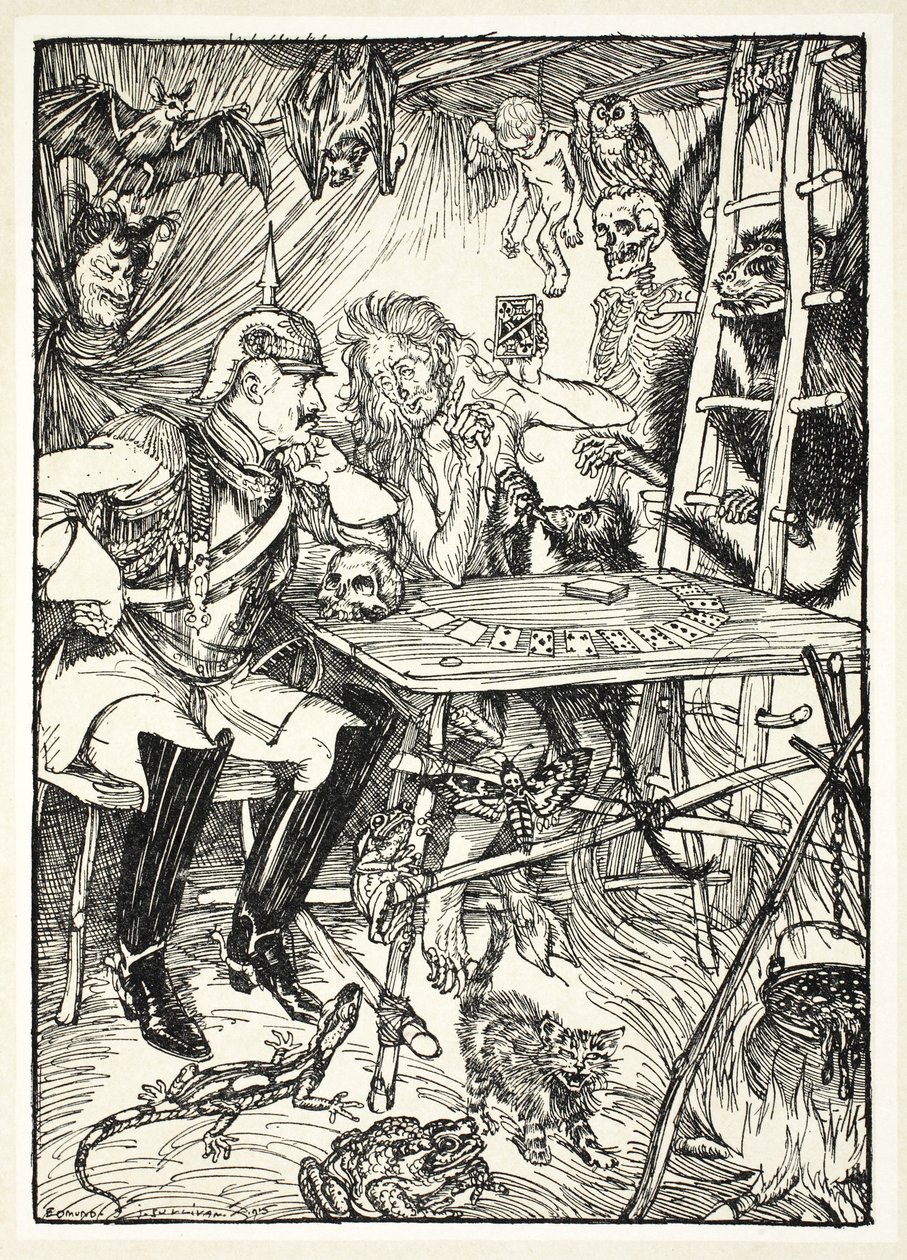 Le roi des clubs (La fortune du Kaiser), illustration de The Kaiser