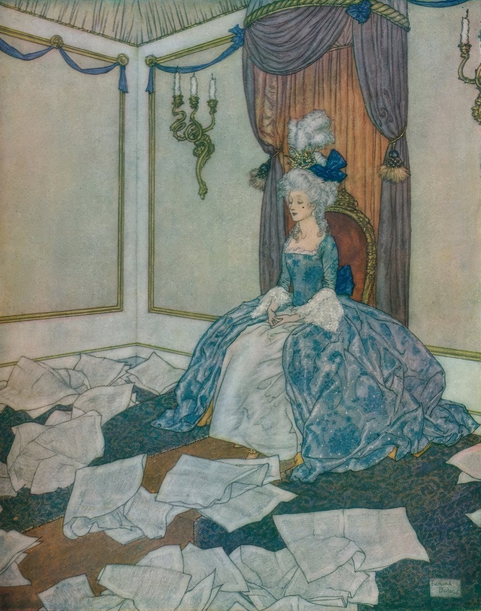 Elle avait lu tous les journaux du monde et les avait encore oubliés, tant elle est intelligente - Edmund Dulac