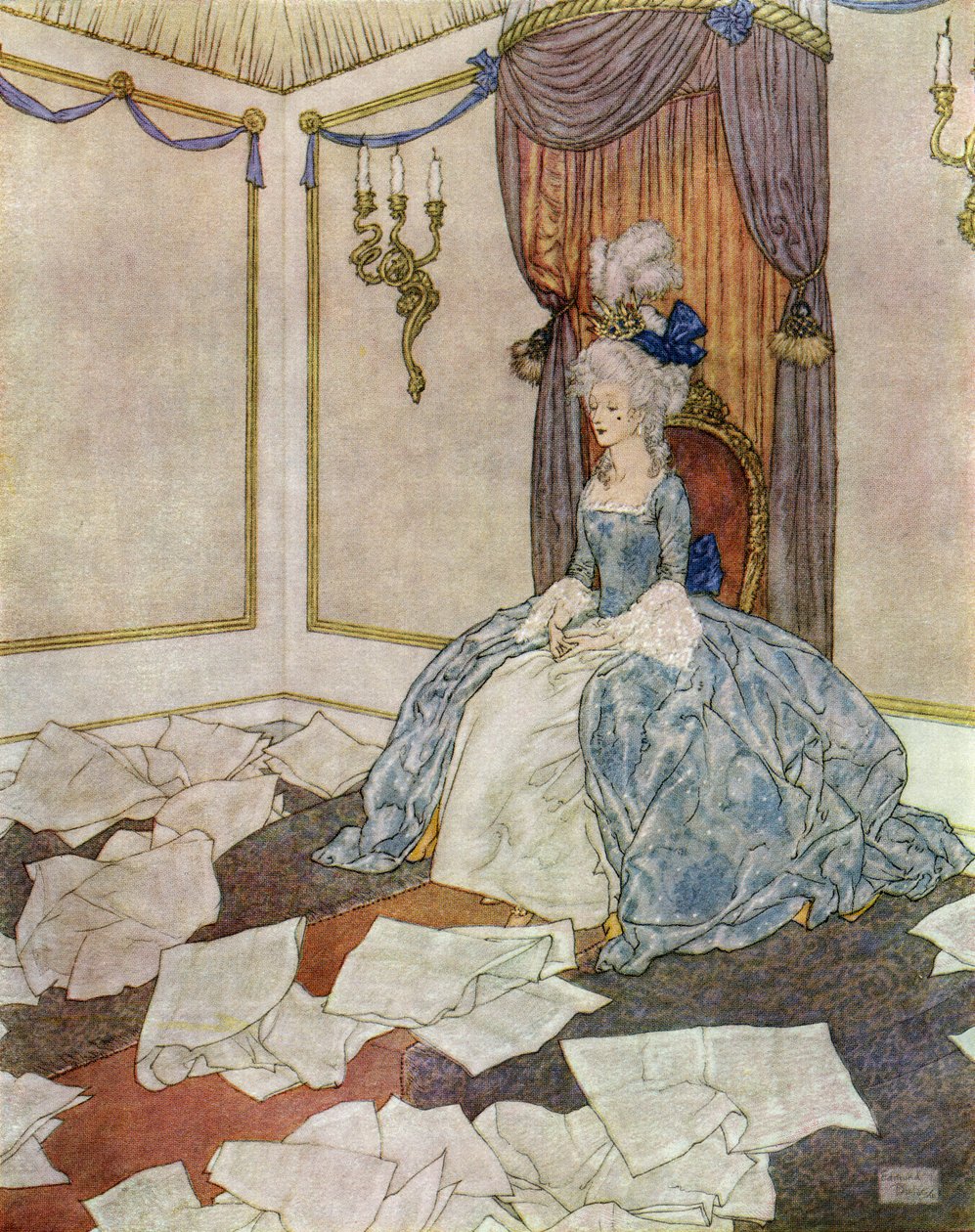 Elle a lu tous les journaux du monde, et les a oubliés, tellement elle est intelligente, frontispice de 