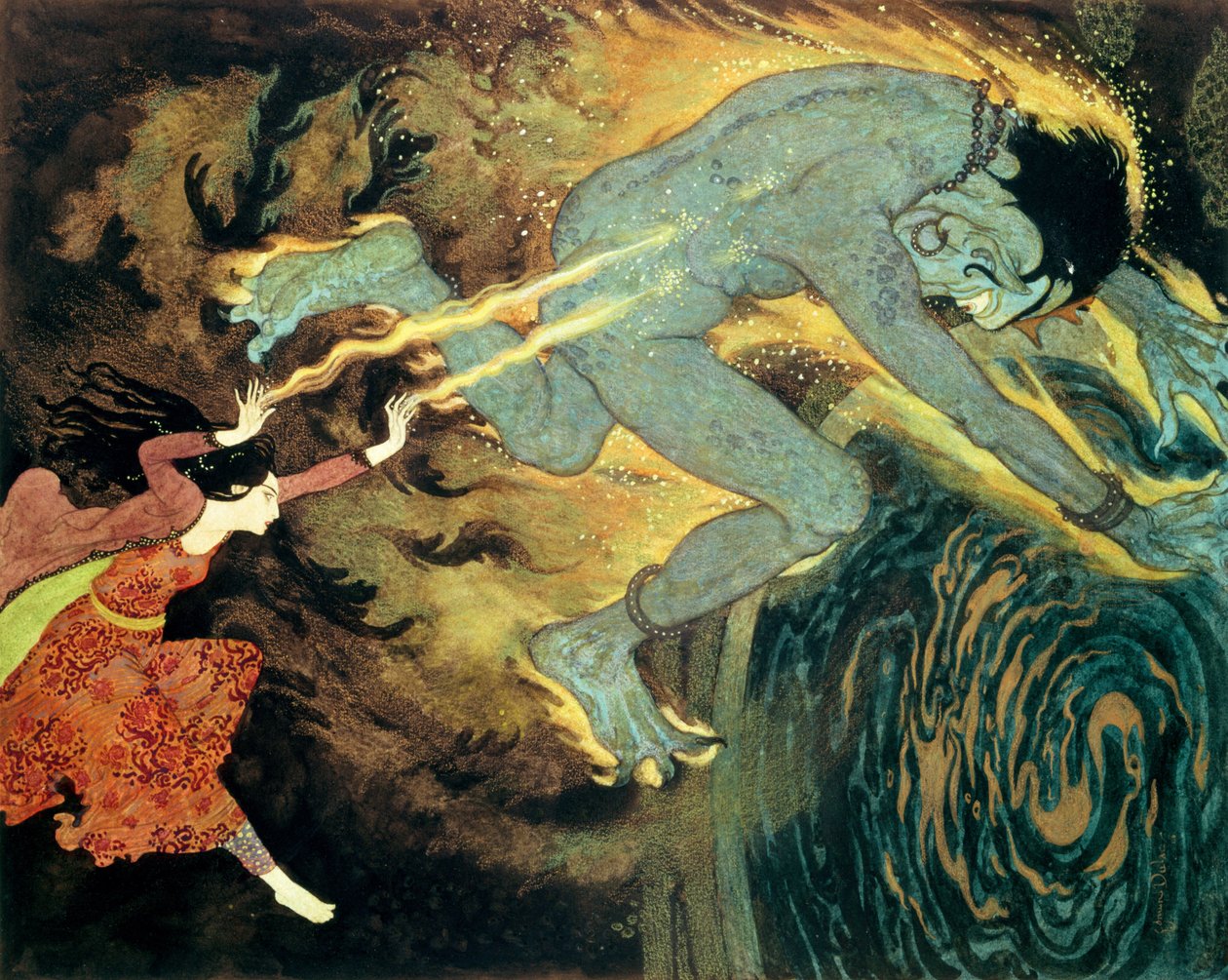 La princesse brûle l