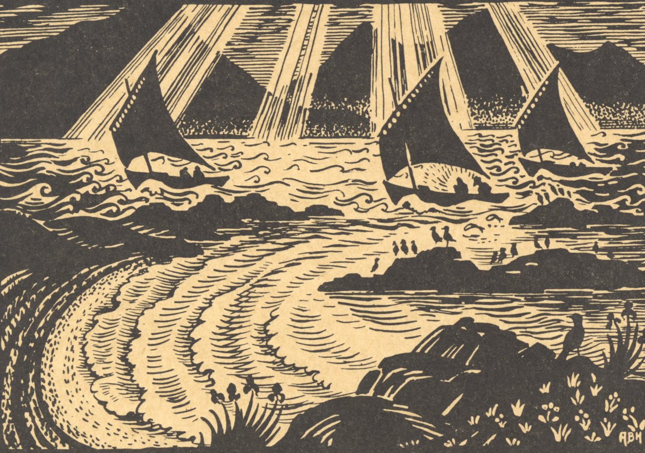 Trois voiliers - Edmund Hunter