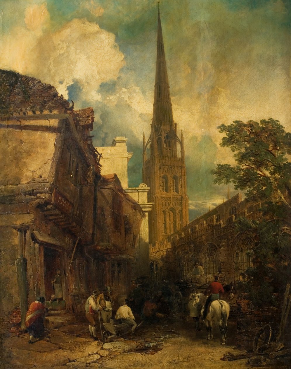 Bayley Lane, avec Drapers Hall et l