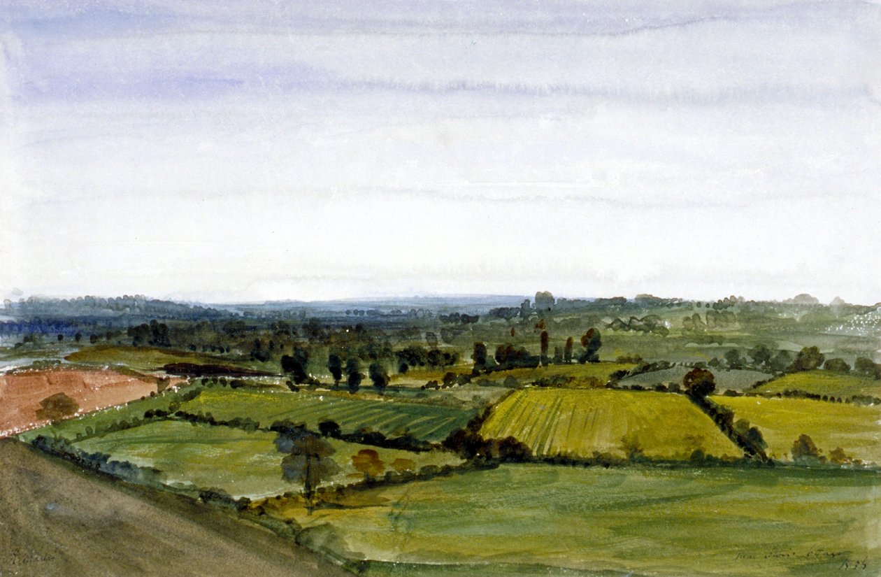 Vue de Swiss Cottage, Hampstead, Londres, 1836 - Edmund Marks