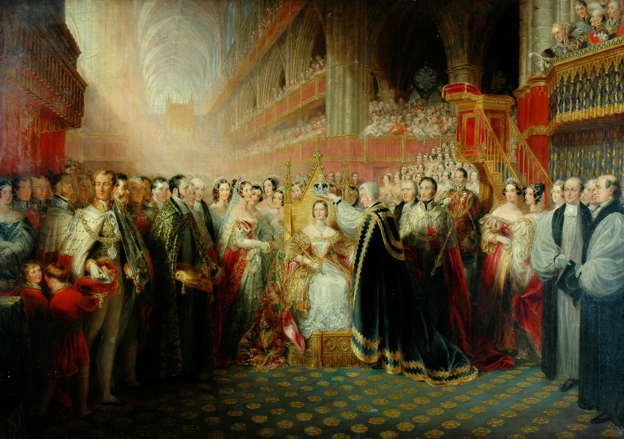 Couronnement de la reine Victoria - Edmund Thomas Parris