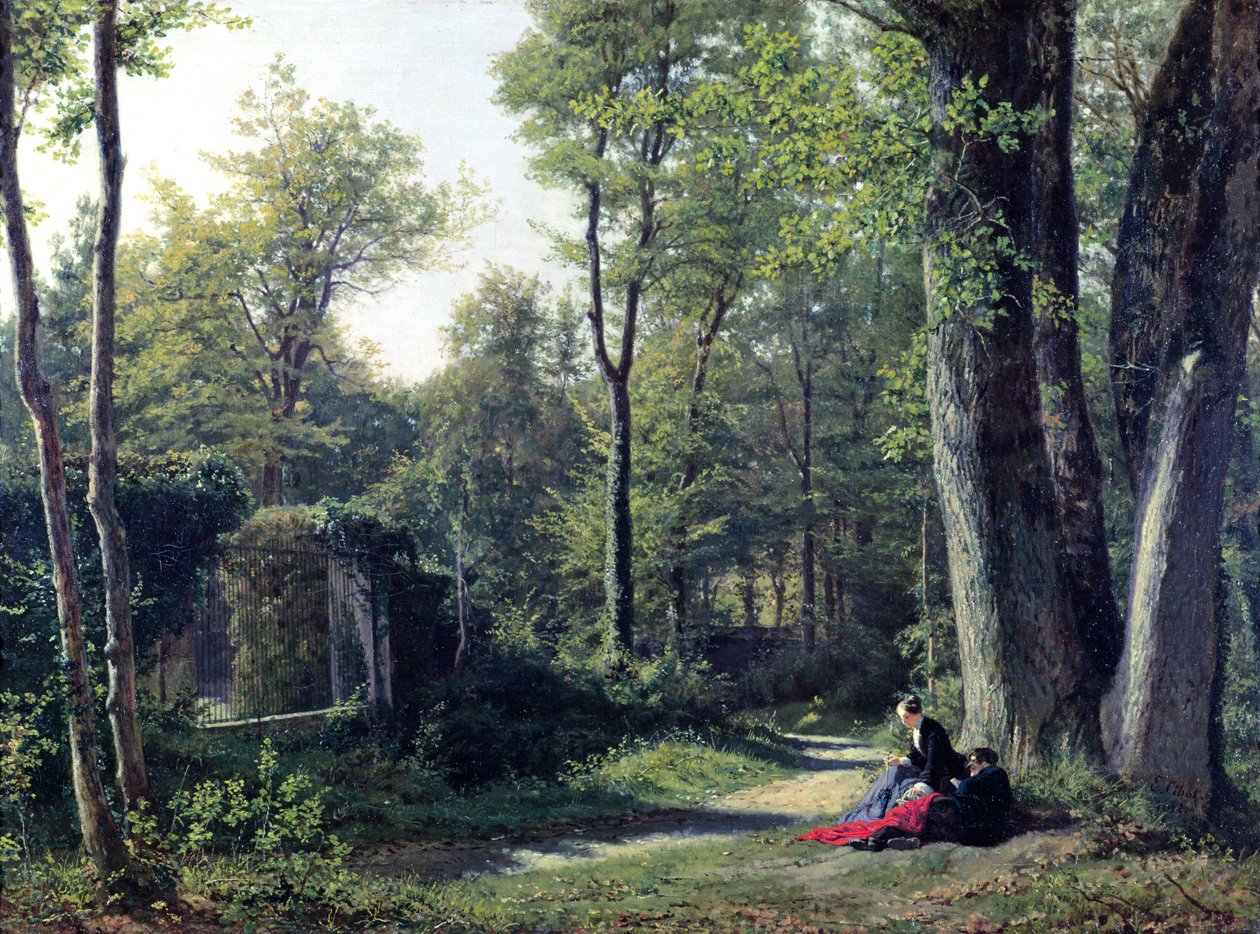 Vue de Bellevue près de Meudon, 1852 - Edouard Cibot