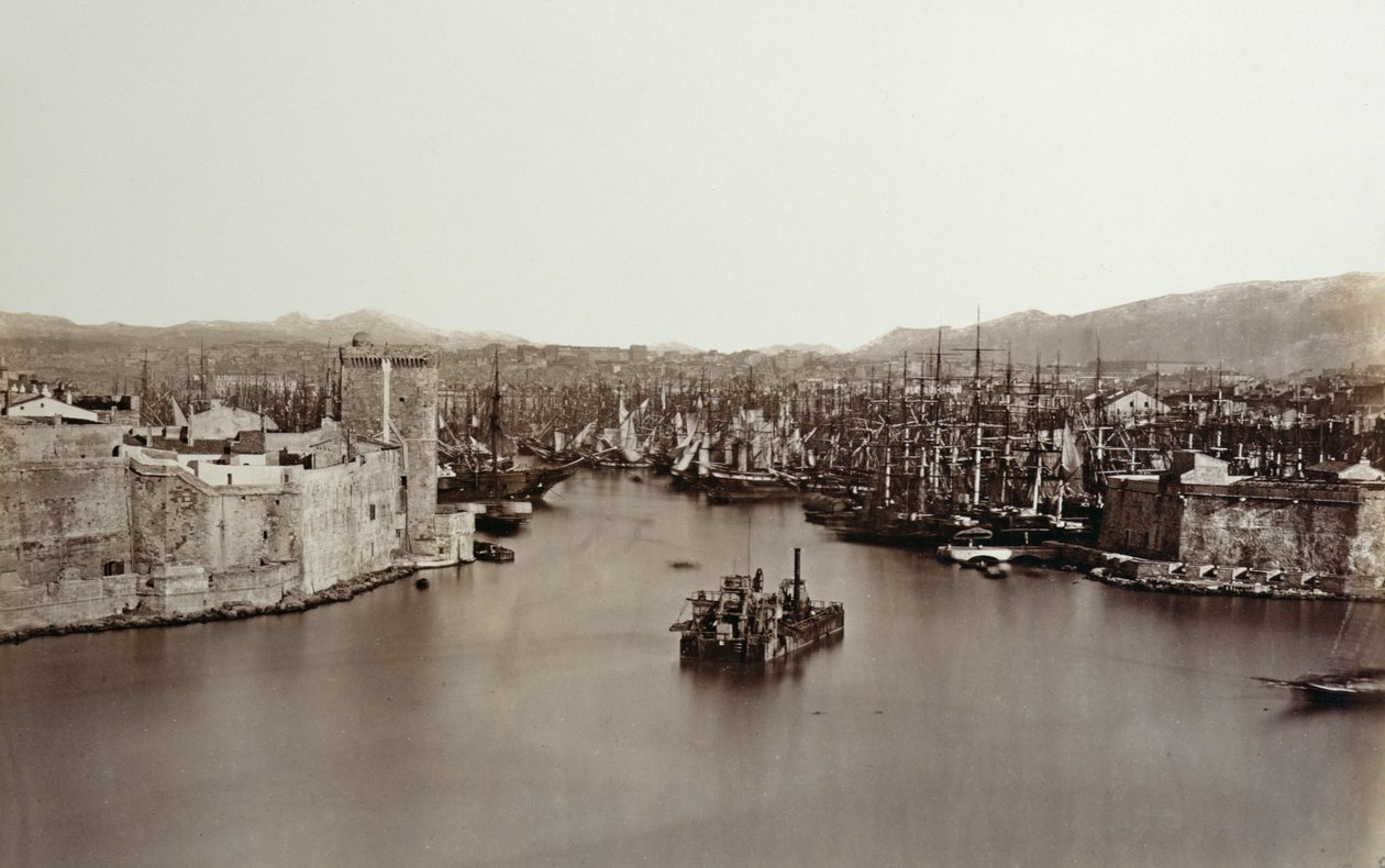 Le port de Marseille - Edouard-Denis Baldus