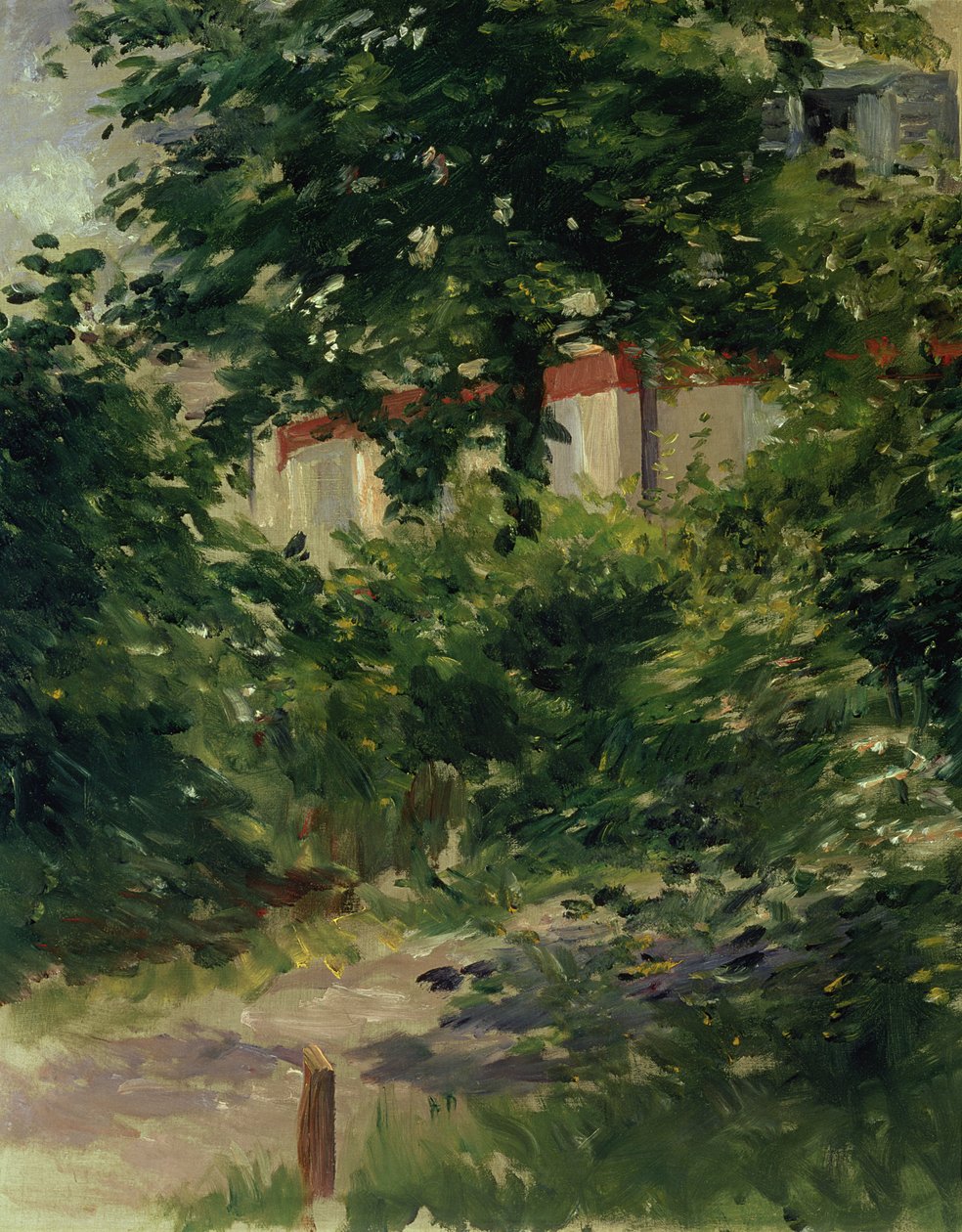 Un coin du jardin à Rueil, 1882 - Édouard Manet