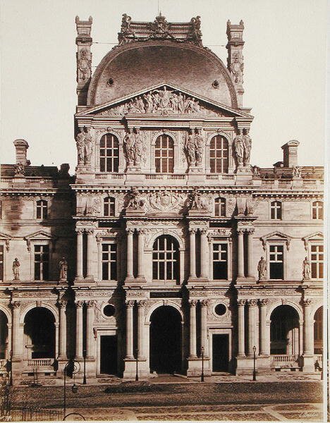 Le Pavillon Richelieu du Louvre - Edouard Denis Baldus