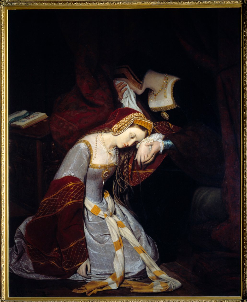 Anne Boleyn dans la Tour de Londres (1536) - Edouard (1799 1877) Cibot