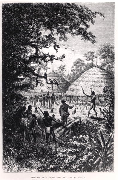 Chef Yagouman Rougouyenne chassant le diable, illustration de 
