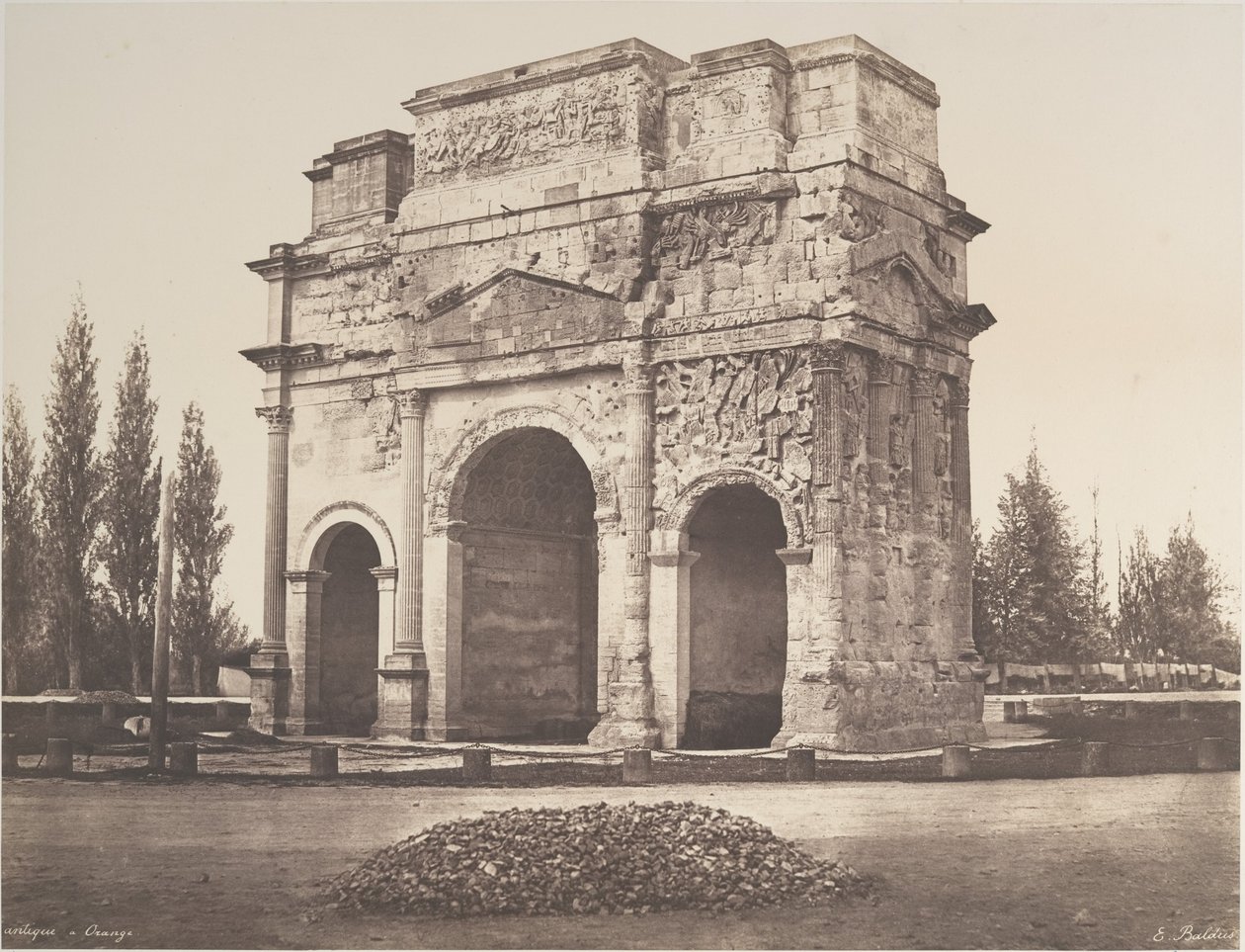 Arc antique à Orange - Édouard Baldus